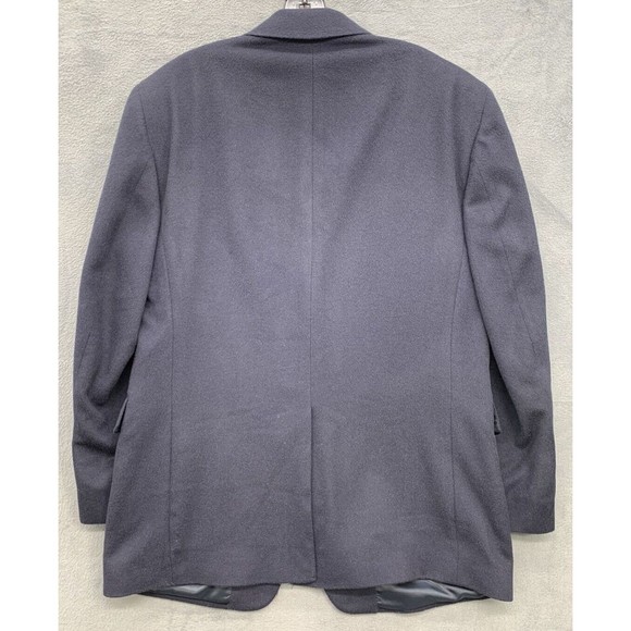 Jos. A. Bank Sports Coat Blazer Mens Size 42 R Blue 100% Camel Hair Two Button - Picture 4 of 16